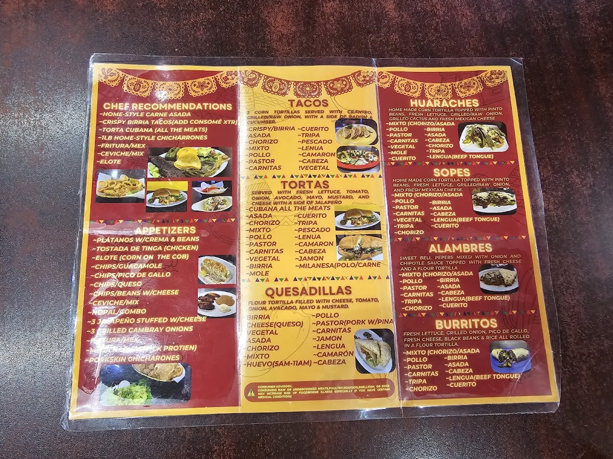 Tortas Y Tacos La Chiquita Menu - Image 6